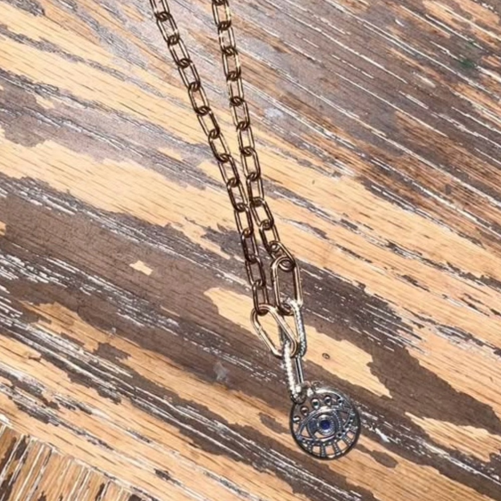 Pandora Me Rose Gold Necklace with two additional charms